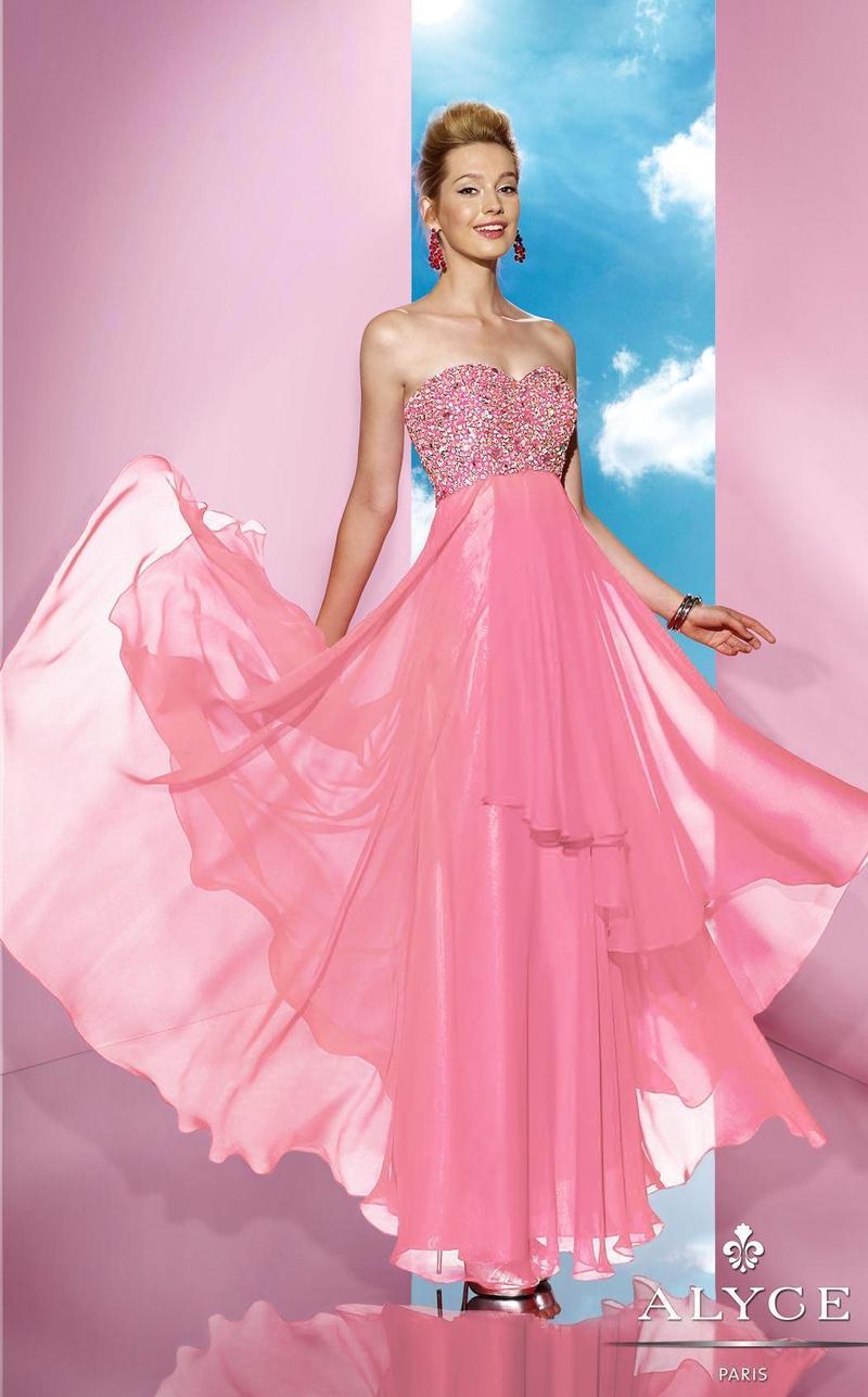 Roze glitter jurk van Alyce Paris | Aimee Wedding de meeste keuze!